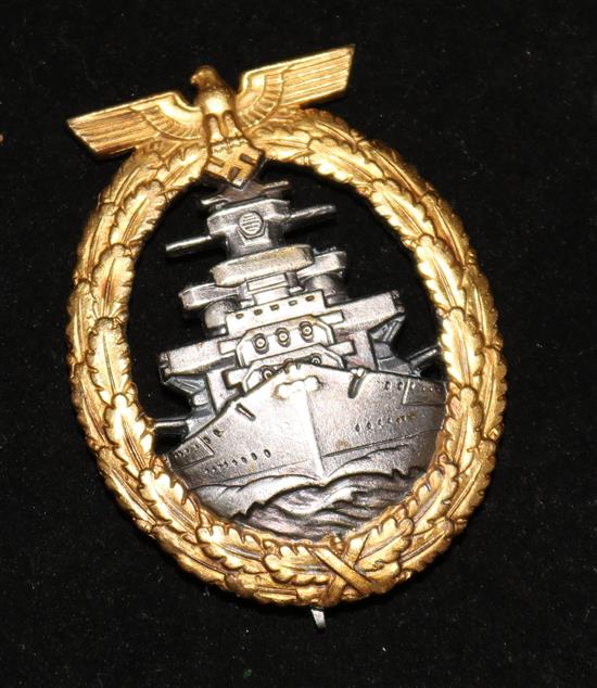 A WWII Kriegsmarine badge